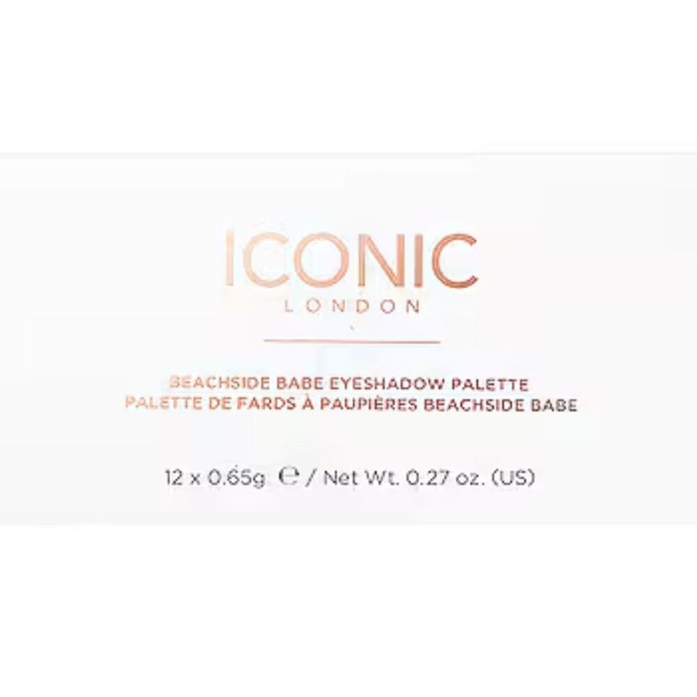 Iconic London Beachside Babe Eyeshadow Palette 12 Versatile Shades - Picture 3 of 4